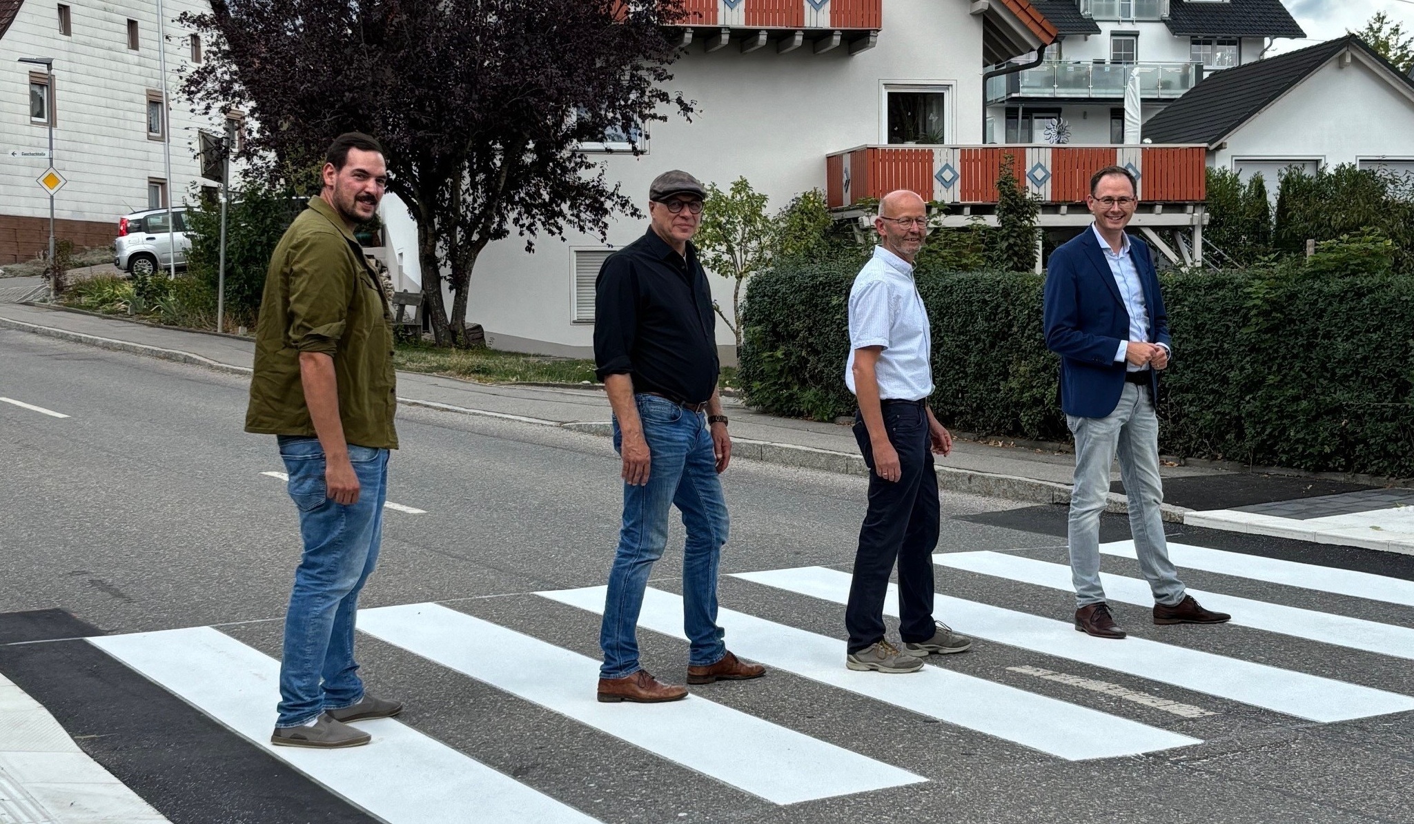Neuer Fußgängerüberweg in Döggingen
