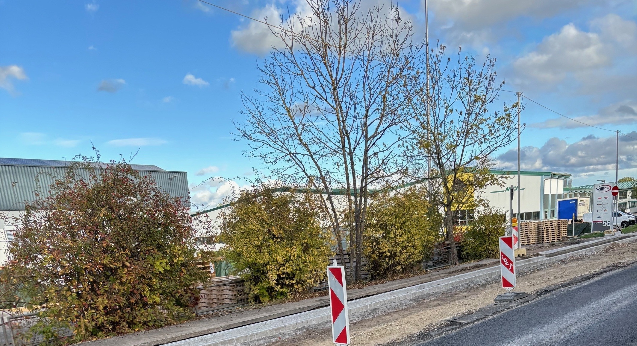 Sanierung der L181 auf der Zielgaraden / Fertigstellung Mitte November / Vollsperrung 6. - 8. November