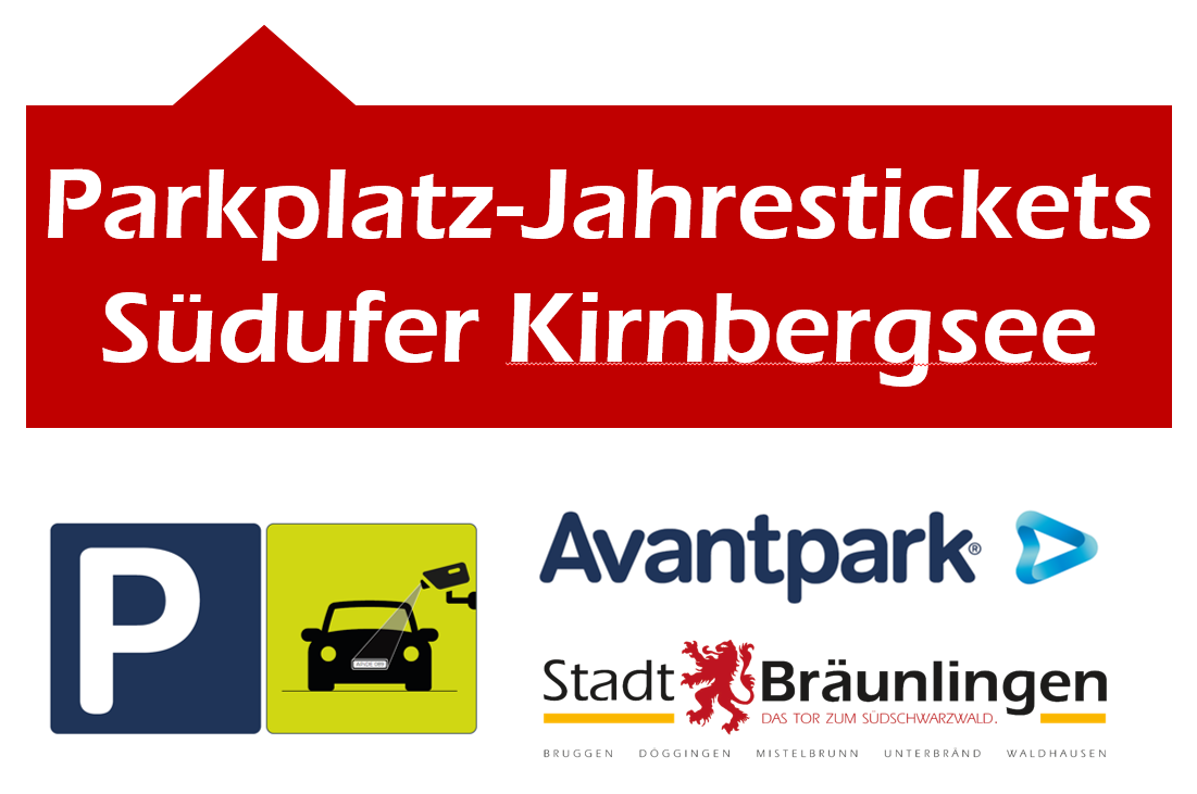 Verkauf Jahresticket für Parkplatz Kirnbergsee