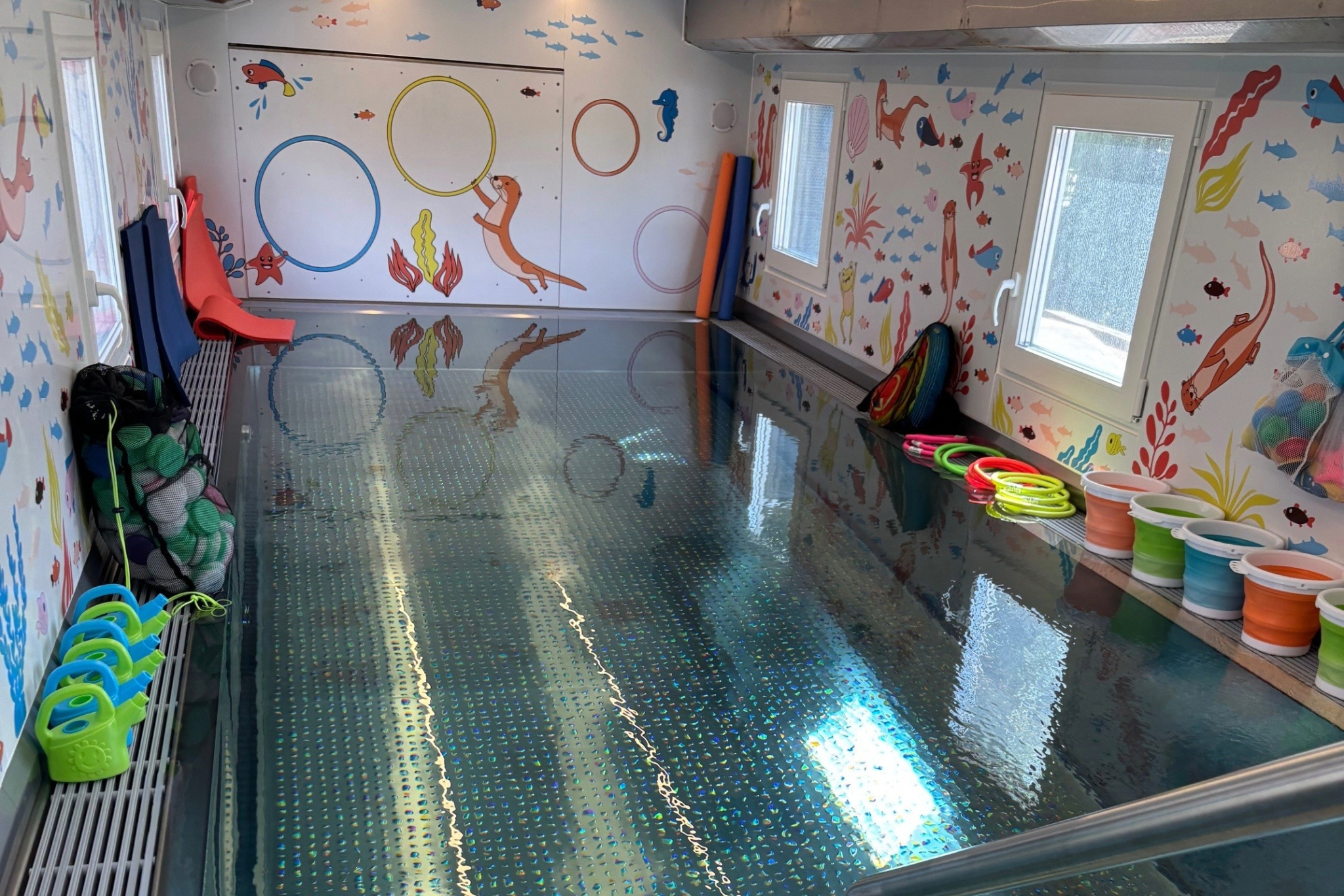 SchwimmMobil Wundine on Wheels 3 ab sofort in Bräunlingen im Einsatz / Schwimmmobil kann am Donnerstag, 23.7 zwischen 14-15 Uhr besichtigt werden / noch einzelne Restplätze